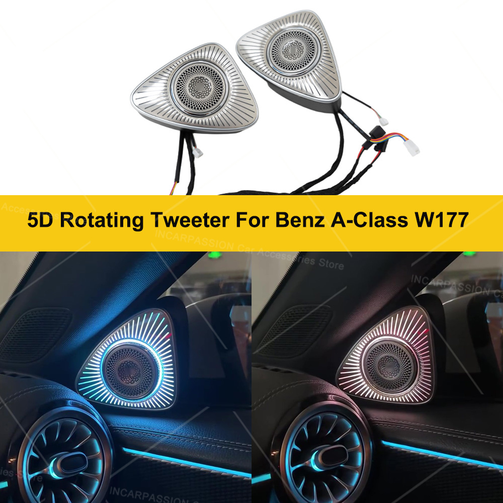 Tweeter - 5D draaiende tweeter met sfeerverlichting voor