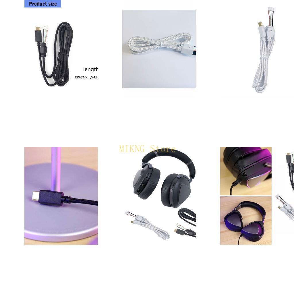 Diy Headphone - Reparatiekabel voor hoofdtelefoon met open draad,