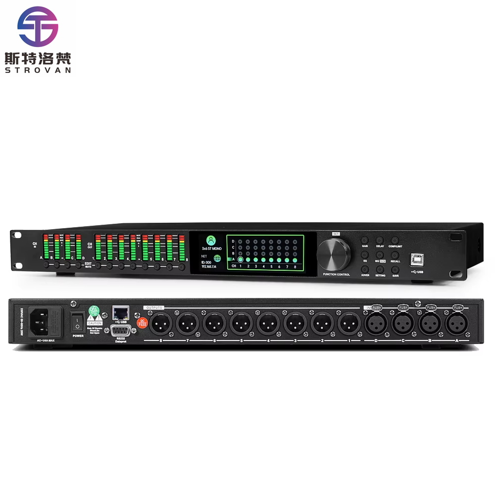Speaker Crossover - 4 in 8 Out luidsprekerprocessor LD448