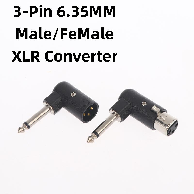 Audio Interface - 1/2 stuks XLR-stekker mannelijk/vrouwelijk naar 6,35
