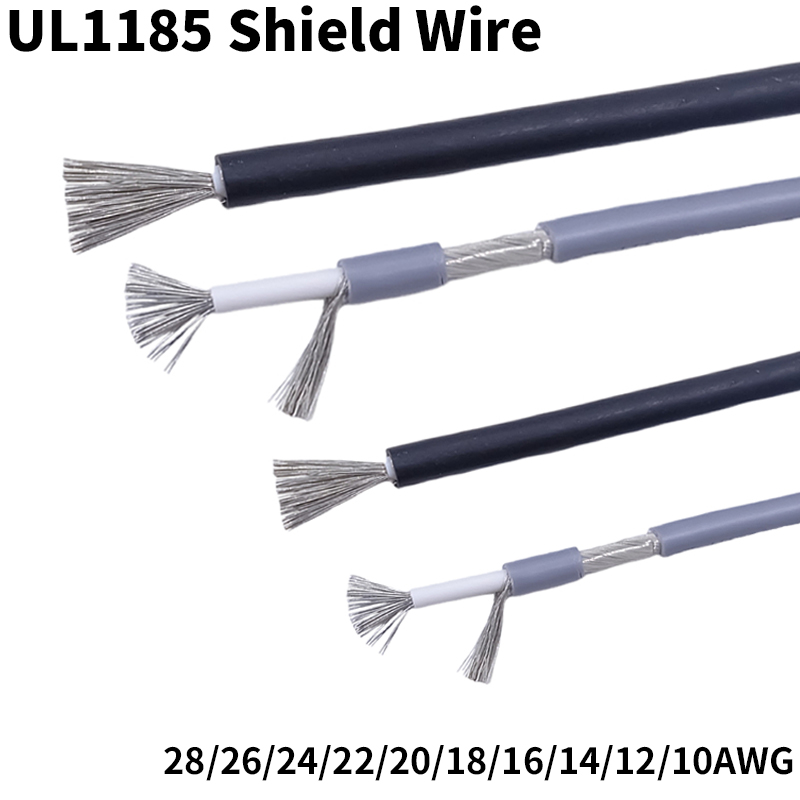 Audio Jumper Wire - Afgeschermde draad Signaalkabel 28, 26, 24,