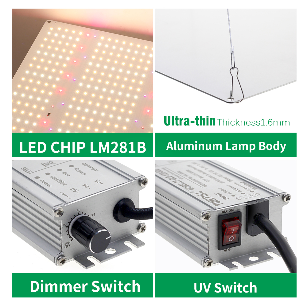 Indoor plantengroei lamp 120W/ - Knob Aluminum recensie en prijs