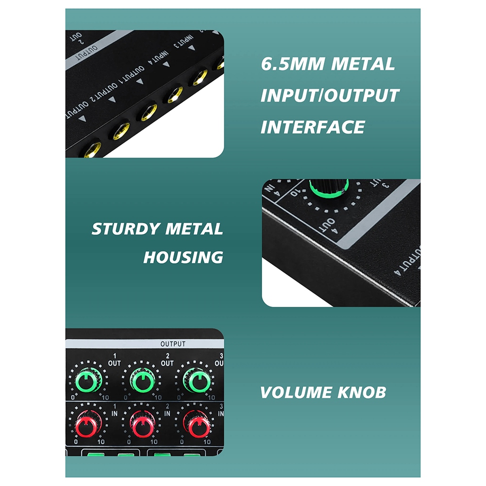 (MEOF] -LQ04 4-kanaals mixer 4 - Audio Interface recensie en prijs