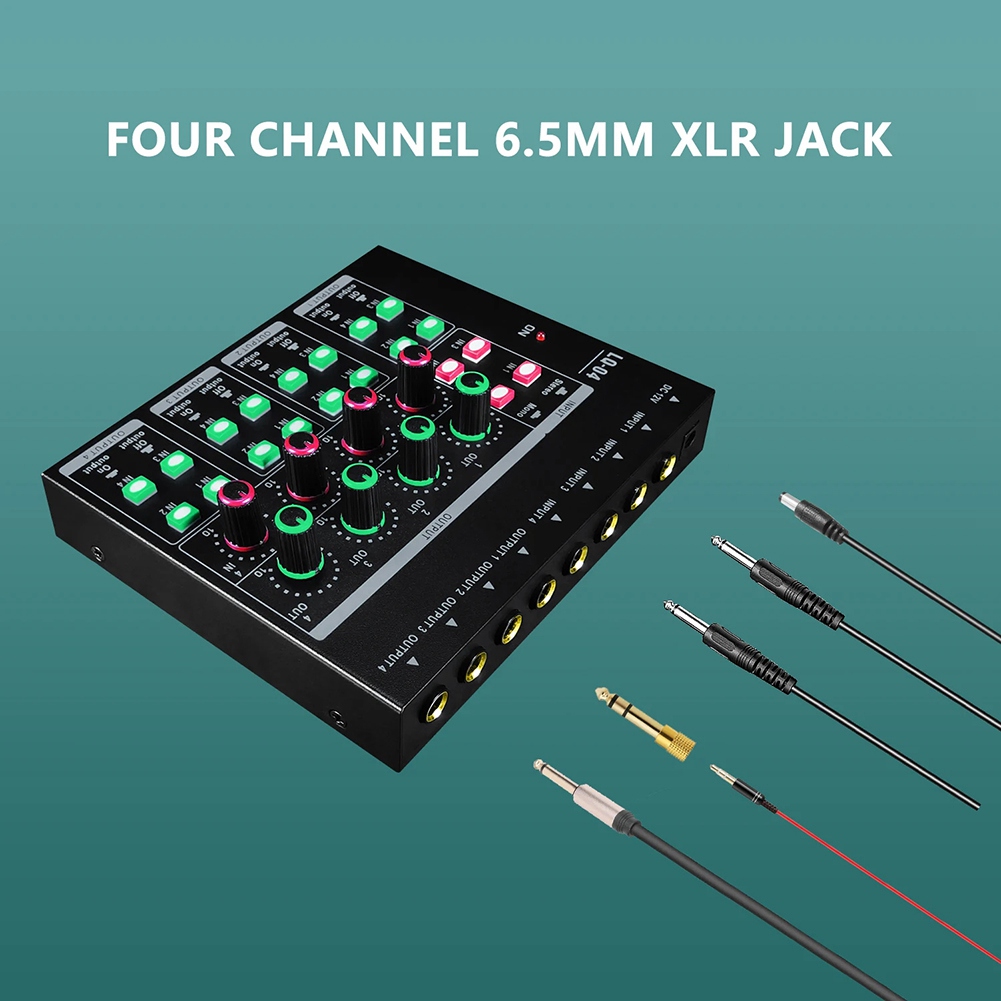 (MEOF] -LQ04 4-kanaals mixer 4 - Audio Interface recensie en prijs