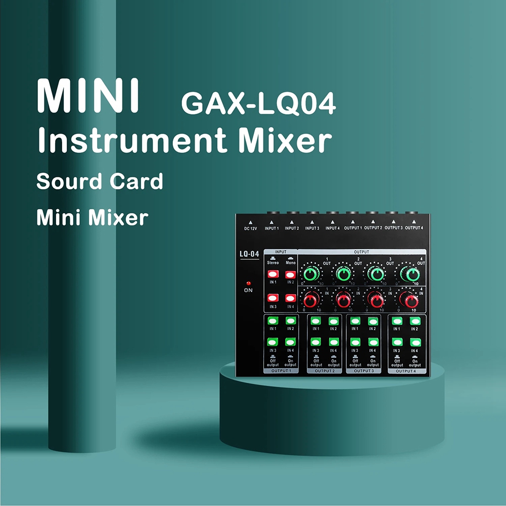 (MEOF] -LQ04 4-kanaals mixer 4 - Audio Interface recensie en prijs