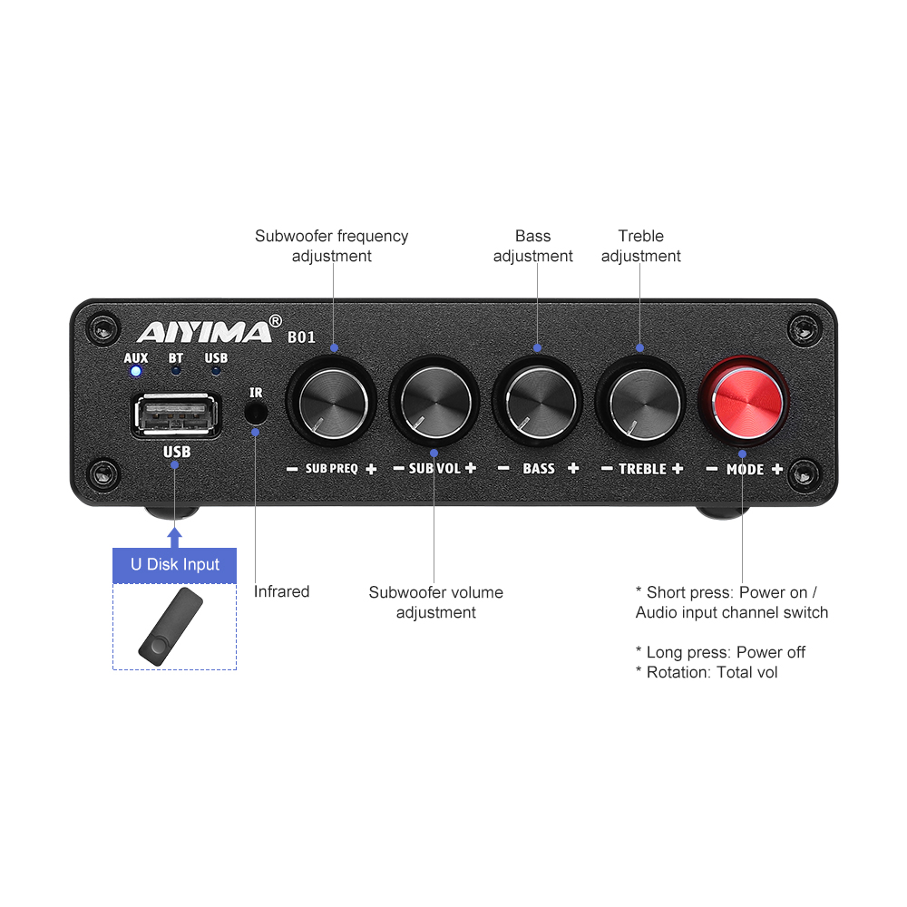 AIYIMA B01 Bluetooth Versterke - Es9018 Dac recensie en prijs