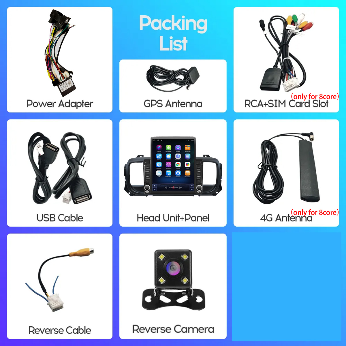 8Core 8 + 128G Carplay Auto Ra - Ribbon Microphone recensie en prijs