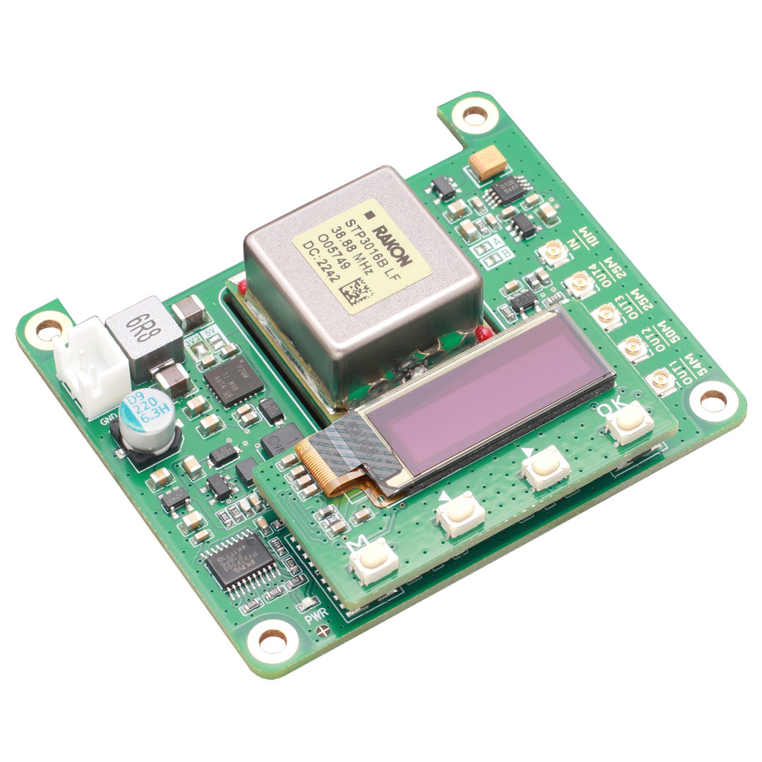 OCXO-klokmodule voor Raspberry - Dac Board recensie en prijs