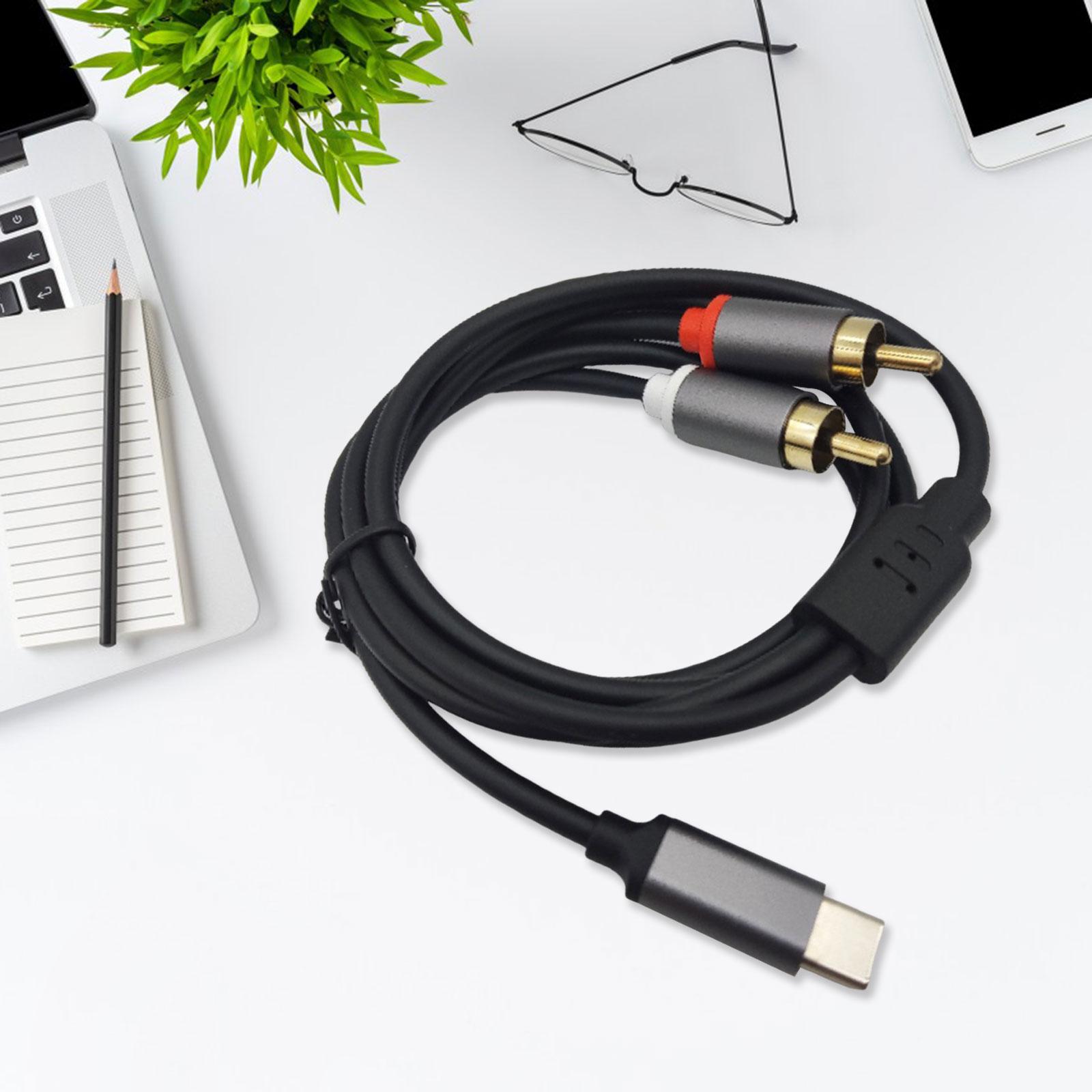 USB-C naar RCA stereogeluidska - Audio Cable Rca recensie en prijs