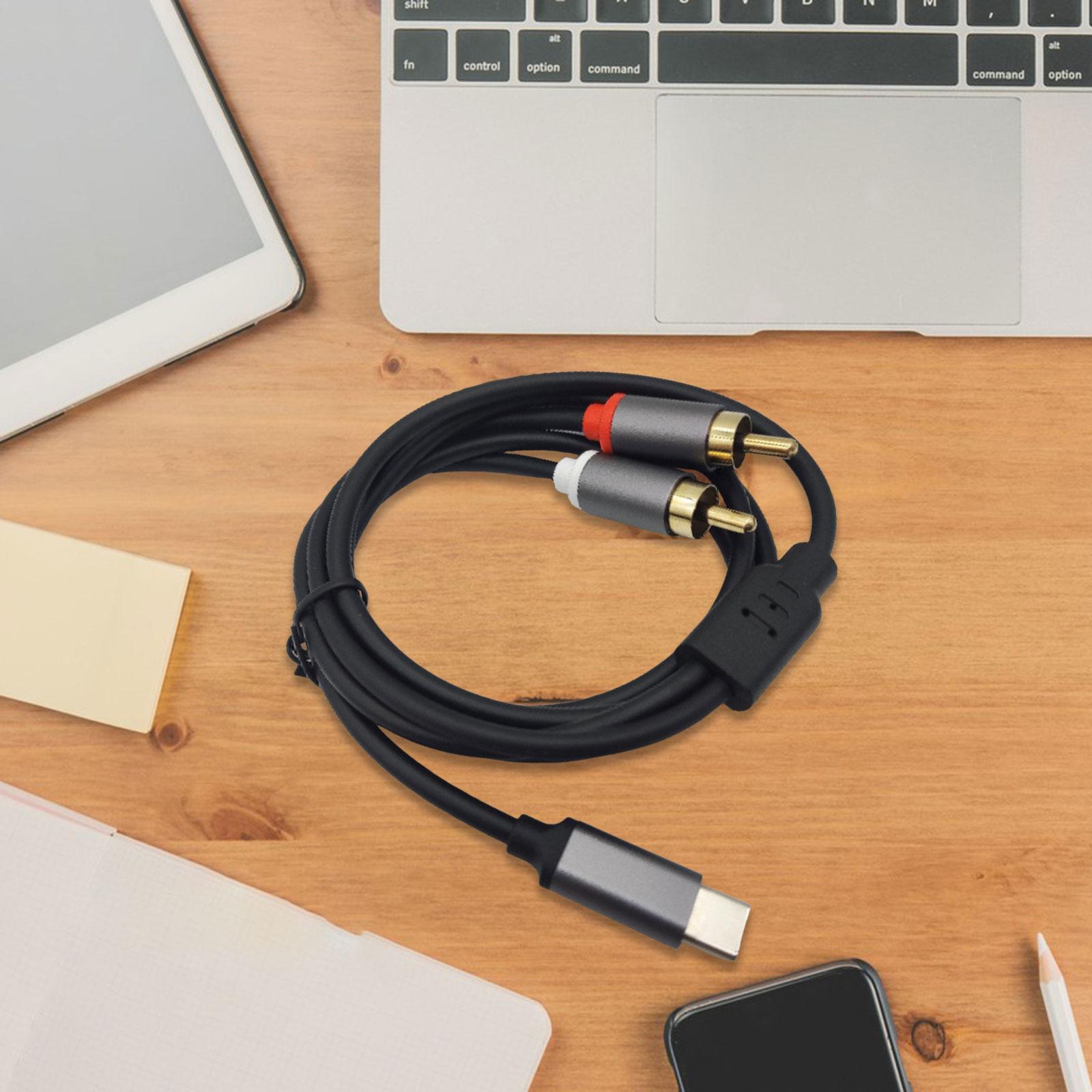 USB-C naar RCA stereogeluidska - Audio Cable Rca recensie en prijs