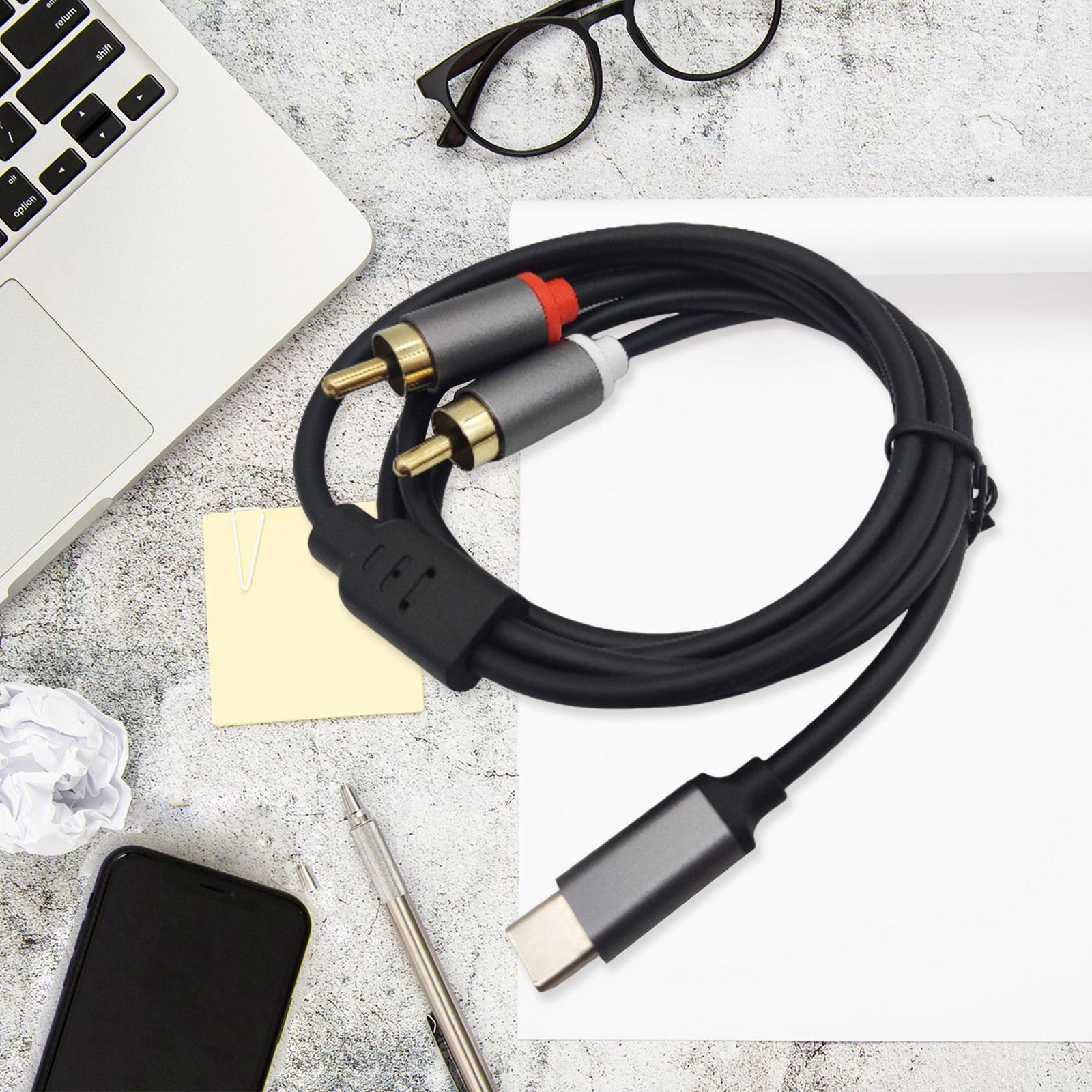 USB-C naar RCA stereogeluidska - Audio Cable Rca recensie en prijs