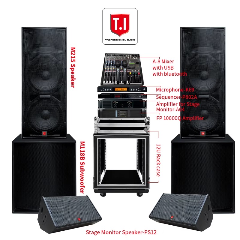 800W Dubbele 15 Inch Full Rang - Full Range Speaker recensie en prijs