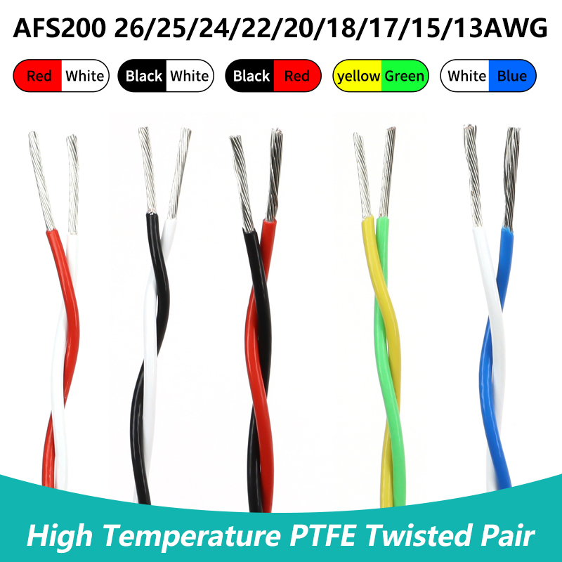 1/2/5/10/20m PTFE Draad AFS200 - Audio Jumper Wire recensie en prijs